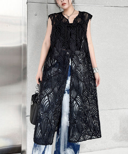 Jacquard Tucking Vest